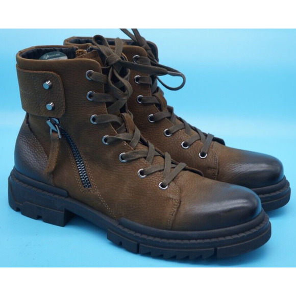 Oceania Kangaroo Leather Ankle Boots Men\'s Shoes US Size 8 M (255mm) main image 8